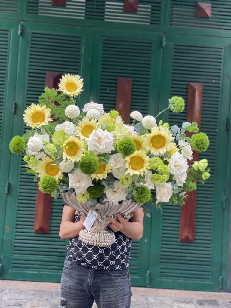 Giỏ hoa mừng ngày Báo chí Việt Nam đẹp 