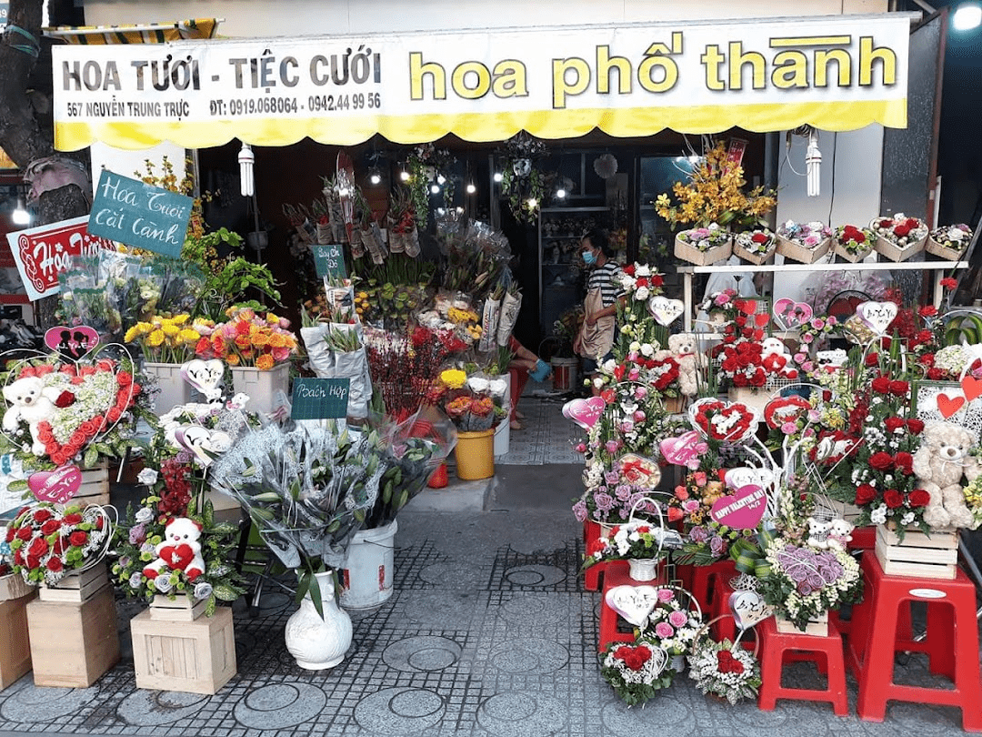Phố Thành - Shop hoa tươi Kiên Giang được nhiều khách hàng ghé thăm 