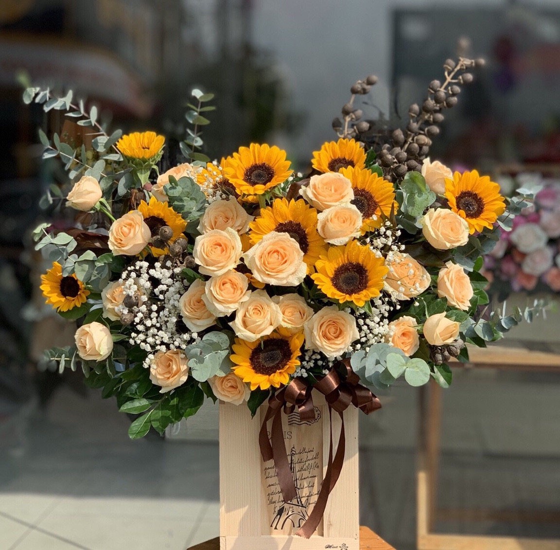 Cửa hàng hoa tươi Sun Flower - dẫn đầu xu thế hoa tươi