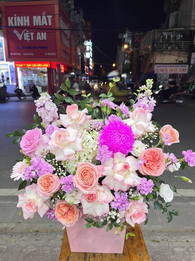 Mua hoa sinh nhật tặng chồng tại Shop hoa tươi Sunny