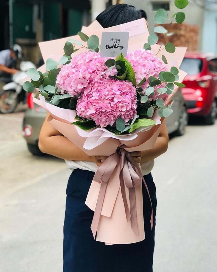 Hoa cẩm tú cầu tặng chị gái