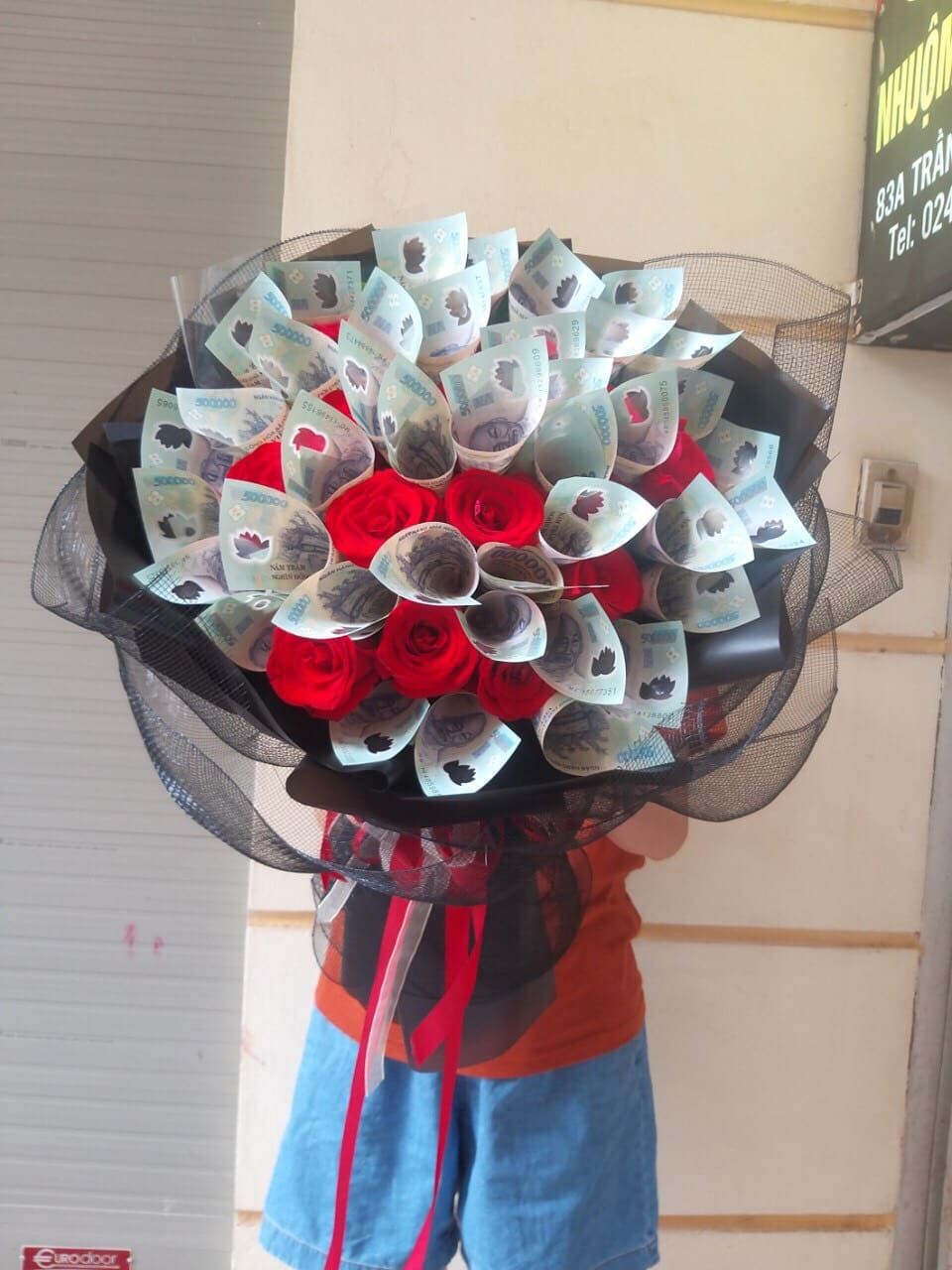 Hoa tiền chúc mừng Valentine